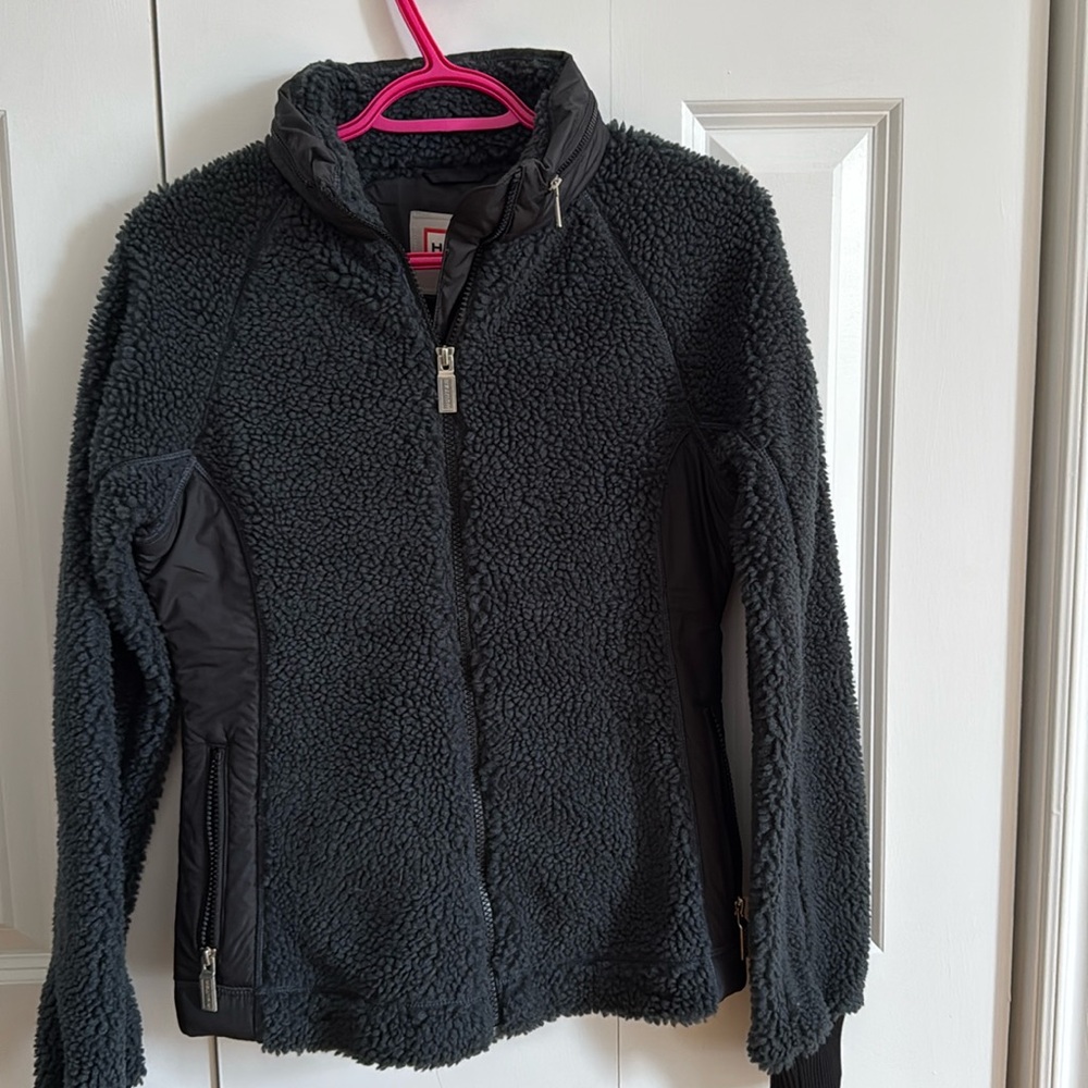 HUNTER Sherpa jacket navy